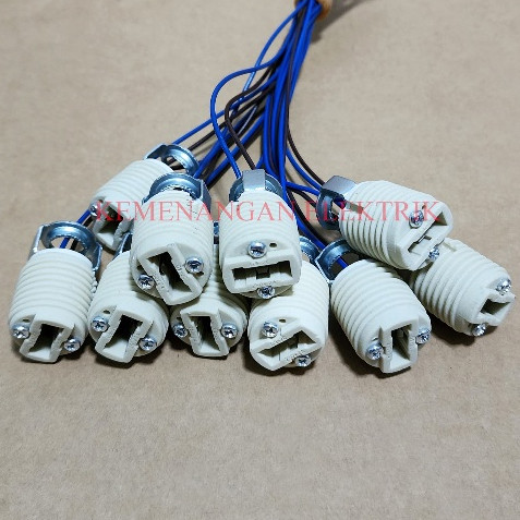 FITTING LAMPU HALOGEN G9 / SOKET G9 / FITING TUSUK G9 KERAMIK / SOCKET G9