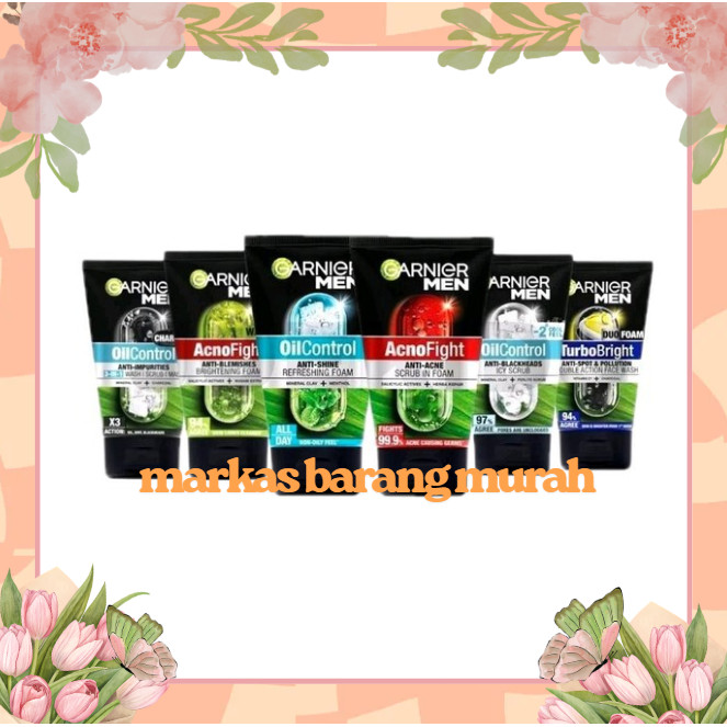 Garnier Men 100 ml Sabun Cuci Muka Pria Granier