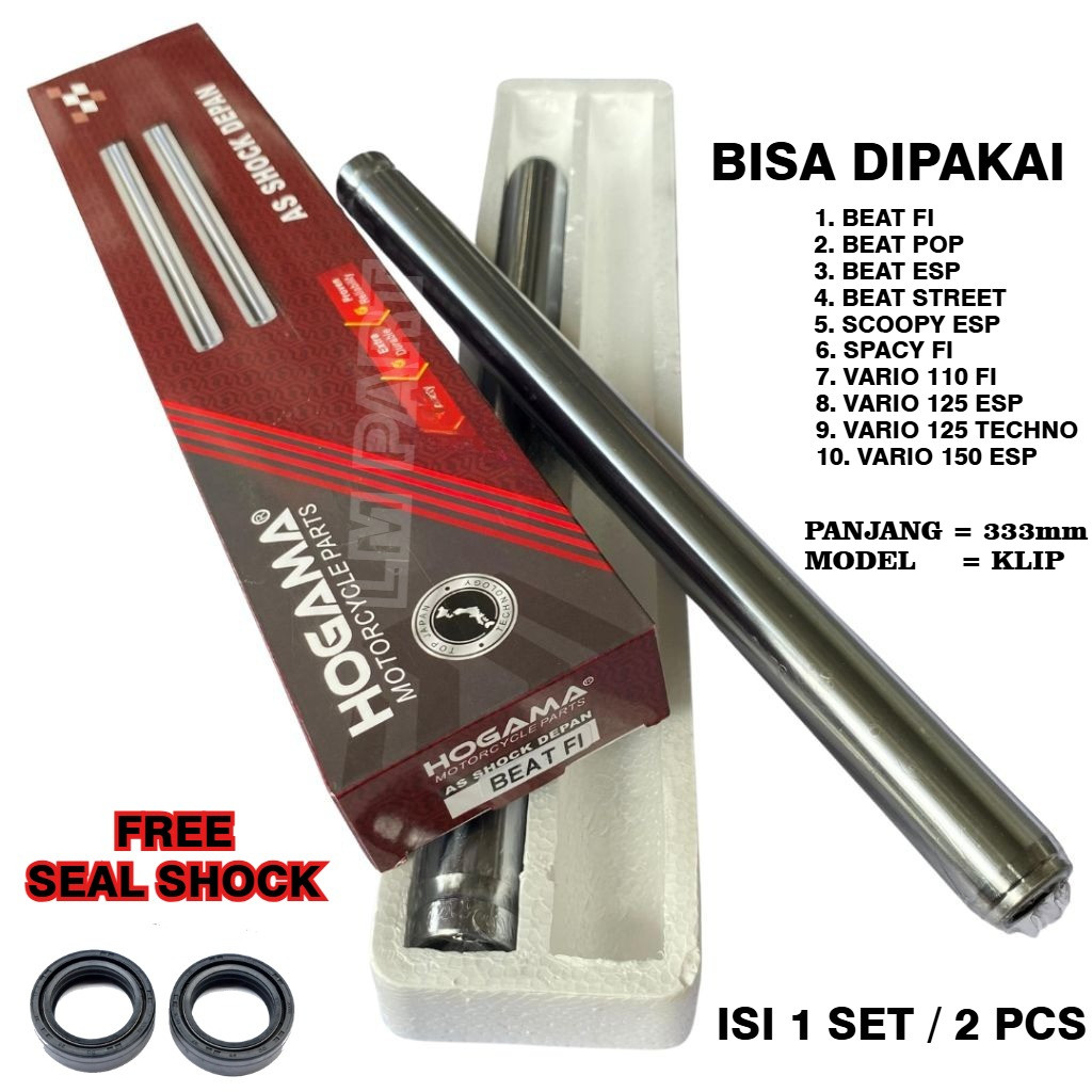 (FREE SEAL SHOCK) AS SHOCK DEPAN BEAT FI VARIO 110 FI SCOOPY FI VARIO 125 TECHNO BEAT POP STREET