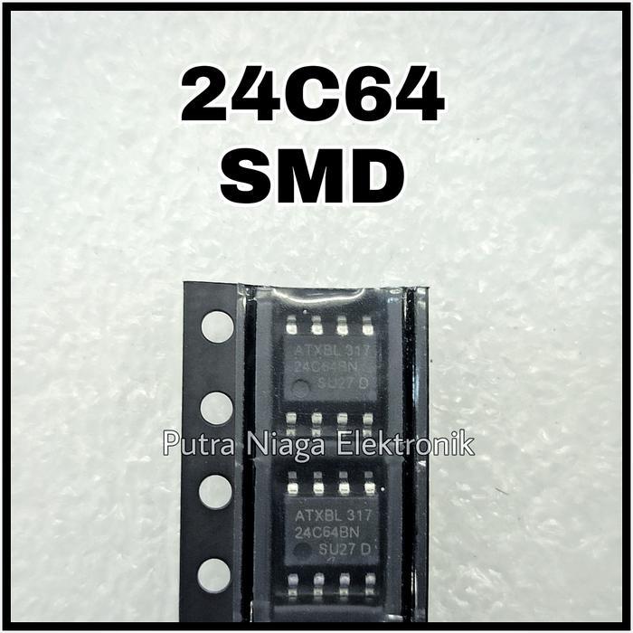 ic 24C64 SMD SOP 8 24C64BN / 24C64N / AT24C64 Eeprom Memory 64Kbit