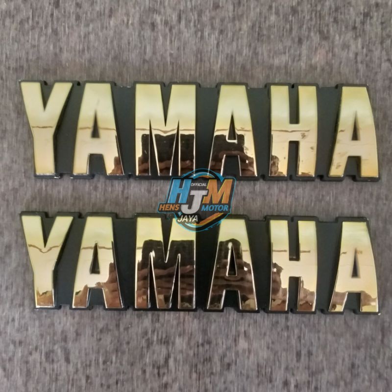 Emblem Tulisan Yamaha Untuk Tangki Rx King