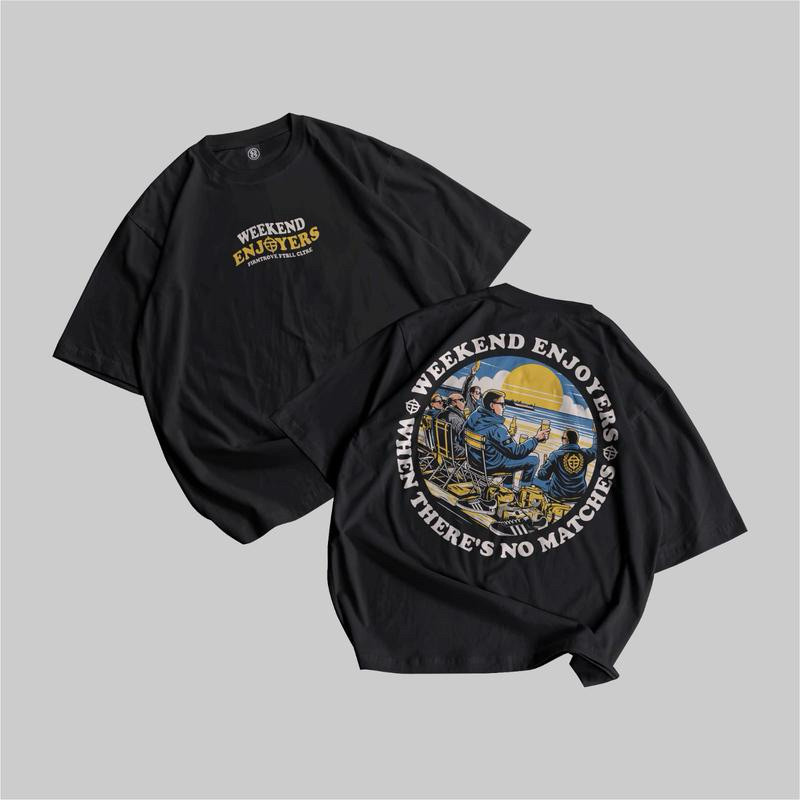 Kaos Casuall Footbal WEEKEND ENJOYERS Kaos Ultras Pakaian Pria Combed 24s