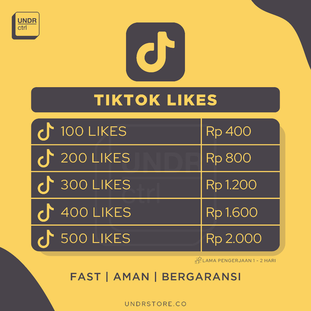 𝘂𝗻𝗱𝗿𝘀𝘁𝗼𝗿𝗲 ✘ Tik Tok Like High Quality Tercepat | Likes Tiktok.fyp Permanen Indonesia Mix Aktif | Tik