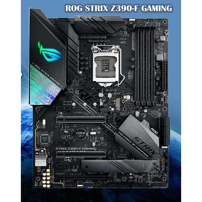 LGA 1151 Asus ROG STRIX Z390-F GAMING Motherboard DDR4 Intel 8th 9th-Gen i9 i7 i5 i3 128GB RGB Cross