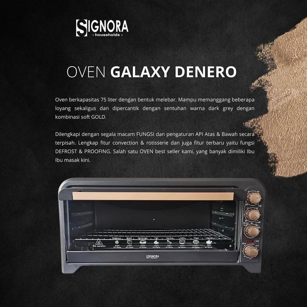 Manggala Jaya Signora Oven Galaxy De Nero 75 Liter Oven Listrik