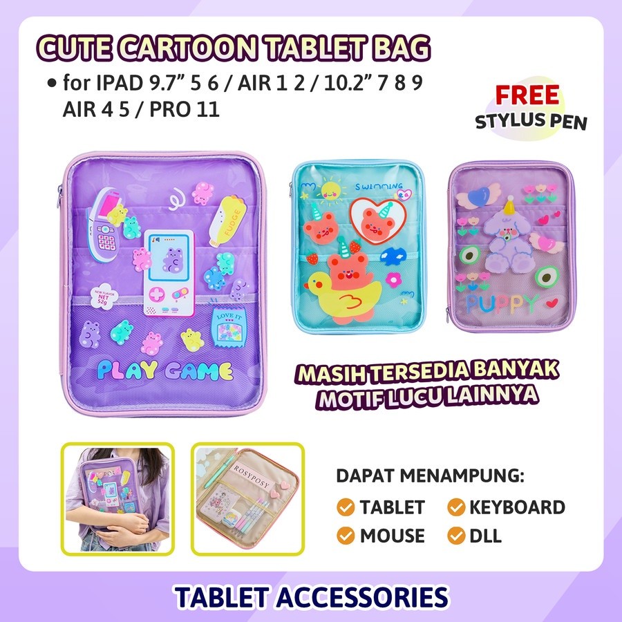 (Urban Style) Sleeve Pouch Tablet iPad 5 6 7 8 9 10.2 Pro 11 Air 4 5 10.9 inch 2022 2021 2020 2018 2