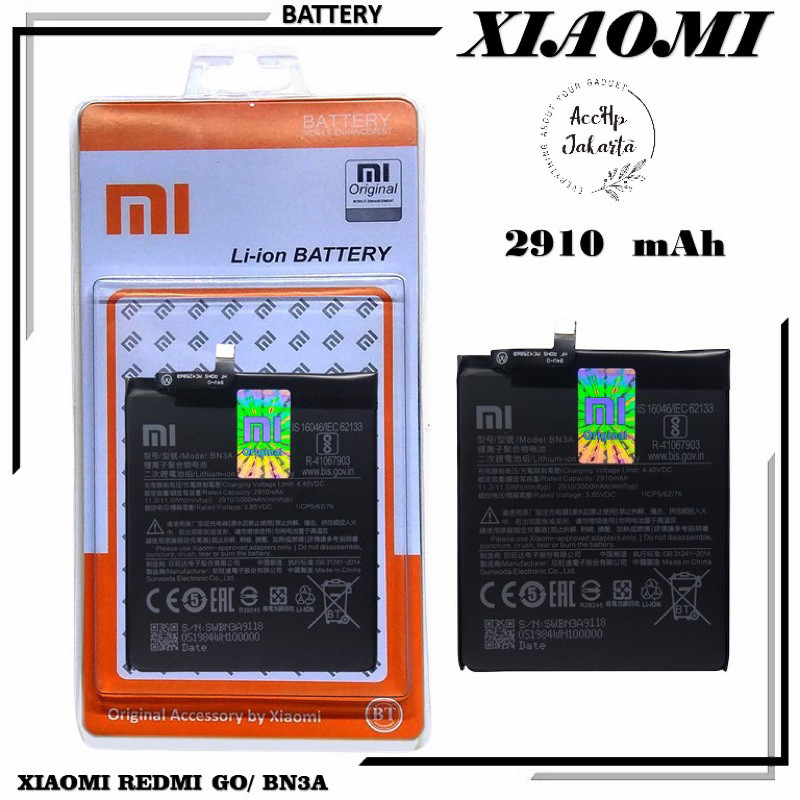 Baterai Batre Redmi GO BN 3A - BN 3A Battery Batrai Batrei Redmi GO Batre DISTRIBUTOR Battery