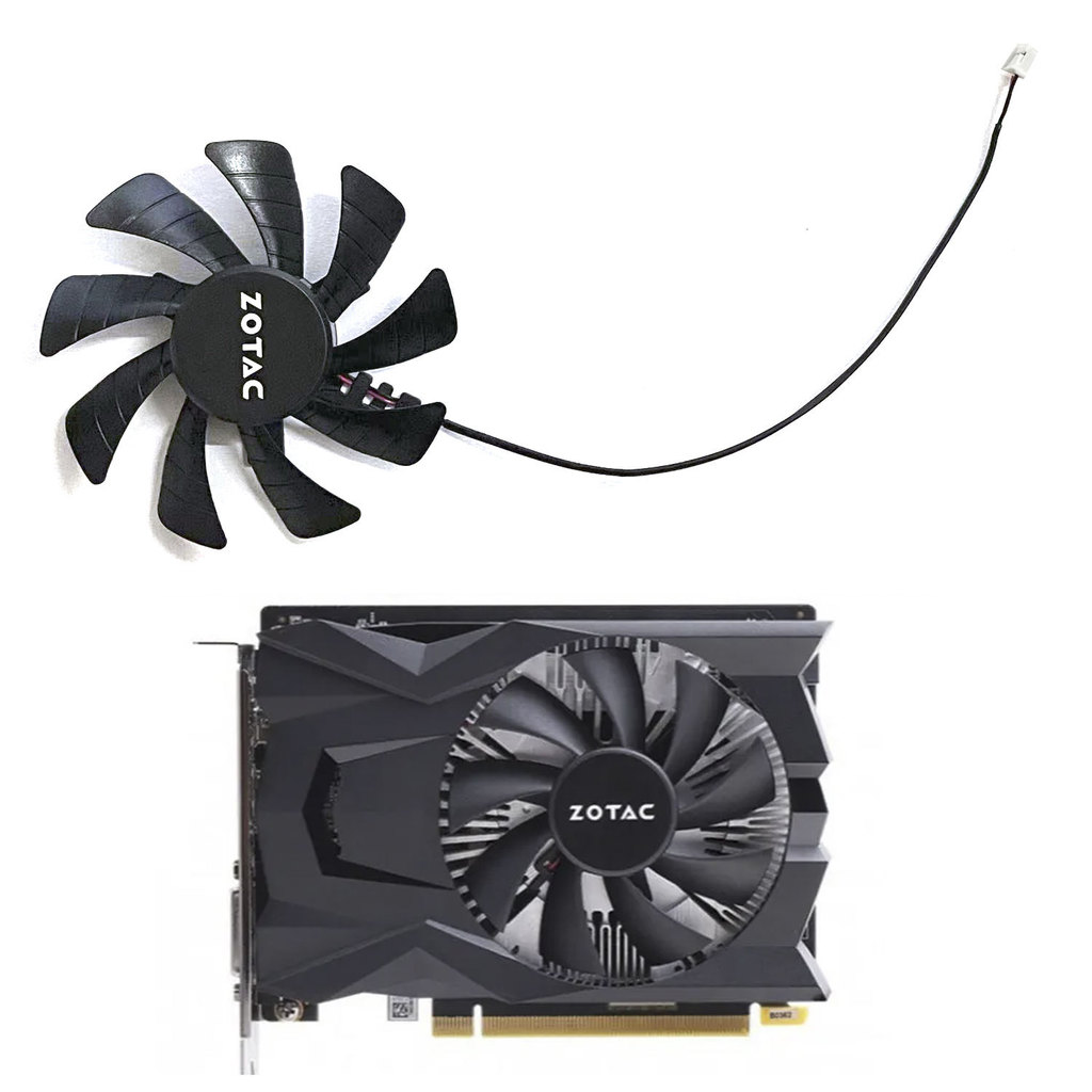 85MM 2PIN GA92S2U DC 12V 0.465A GTX1650 GPU fan suitable for ZOTAC GeForce GTX 1650 SUPER-4GD6 graph