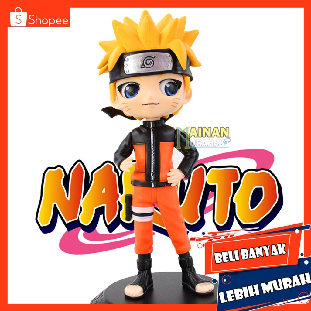 ACTION FIGURE NARUTO SHIPUDDEN KEPALA BESAR | MAINAN ANAK MURAH | HIASAN MINIATUR