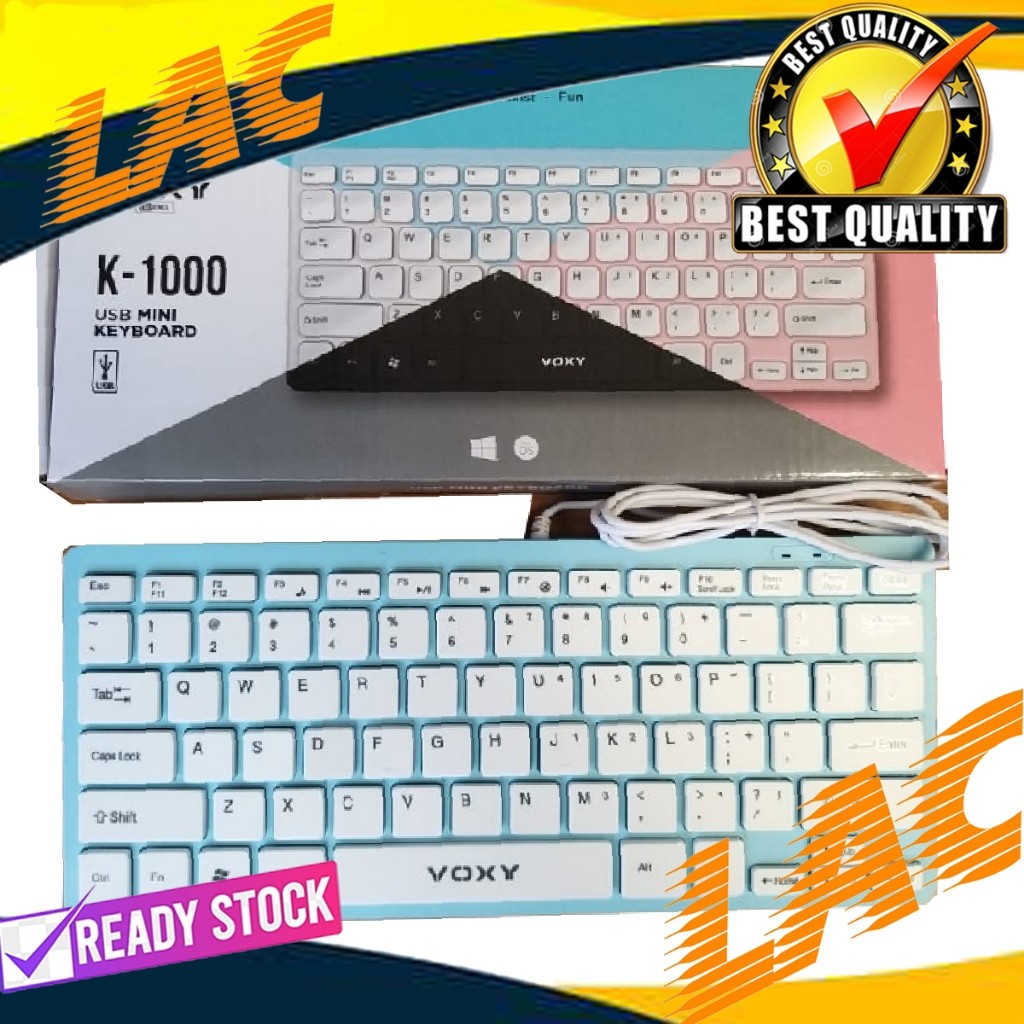 Keyboard mini USB VOXY keyboard usb mini colour