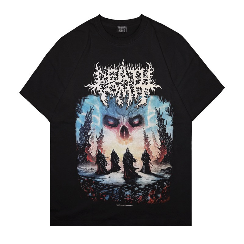 XtremeMerch Death Vomit "Into The Deepest Hell" Oversized Kaos 100% Original Tshirt