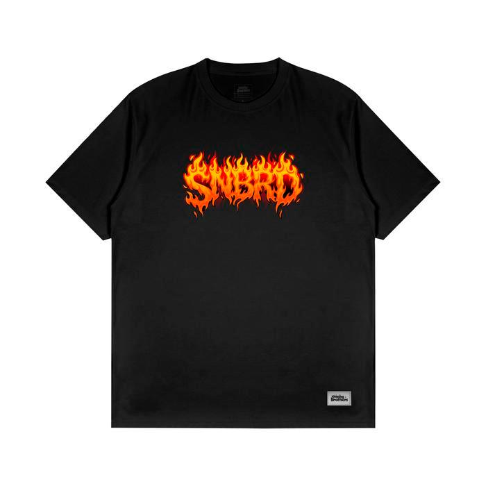 (COD) Shining Brothers ARTIKEL 24 T-Shirt Reguler Black Unisex Pria Wanita 20s Heavy Cotton Kaos Hit