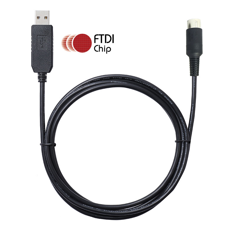 Kenwood IF-232C USB CAT Programming Cable FTDI FT232RL USB Uart TTL to 6-pin Din Plug for Kenwood TS