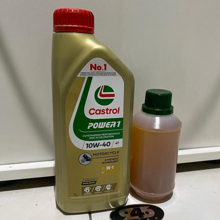 Castrol Paket Oli Mesin Vespa Sprint Primavera LX S GTS 3V Iget 1300ml Original TERBAIK...