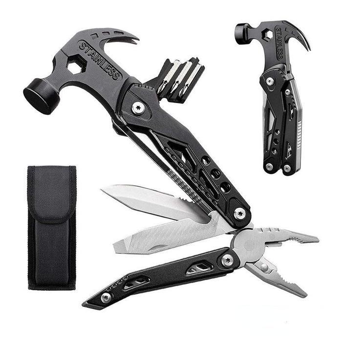 (Graha Home Store) Palu Multifungsl/Palu Tang Lipat Multifunctional Axe Hammer Survival Tools/alat M