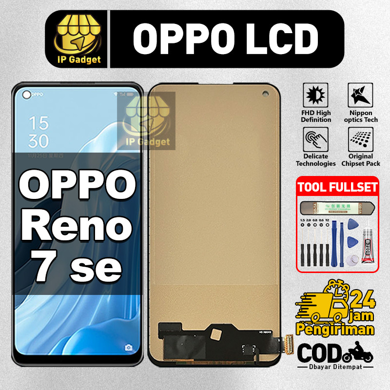 ORI FOR LCD OPPO RENO 7SE Fullset Original LCD HP OPPO RENO 7SE Asli Touchscreen Layar Sentuh HP COD