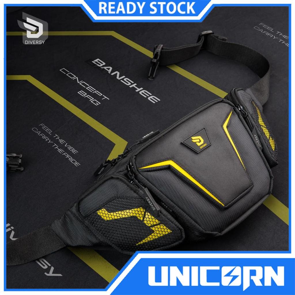 Diversy Waist Bag Banshee / Tas Pinggang Gundam