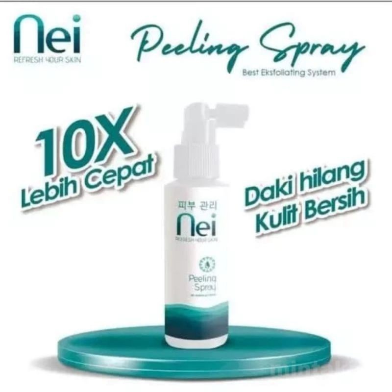 (TERLARIS) Nei Peeling Spray Daki Hilang Kulit Bersih | Nei Peeling Spray | Nei Peeling Spray 10x Le