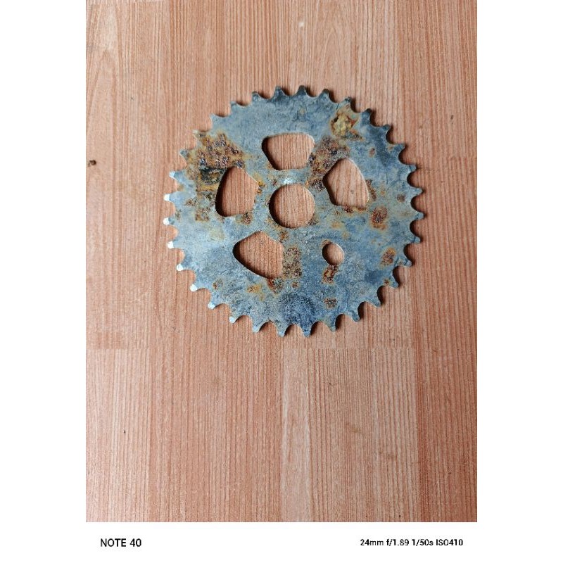chainring sepeda bmx besi jadul nos antiq gigi 32