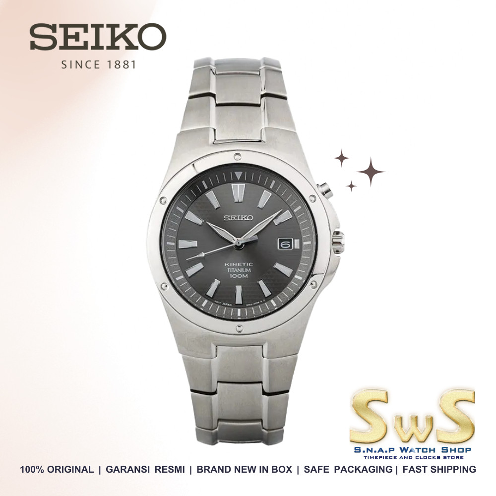 SEIKO SKA397 Seiko SKA397P1 Kinetic Titanium Original Garansi Resmi Jam Tangan Pria