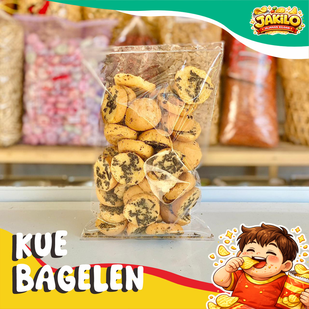 Bagelen Meses 500gr Kue Bagelen Semir Kering Roombutter - JAKILO Jajanan Kiloan