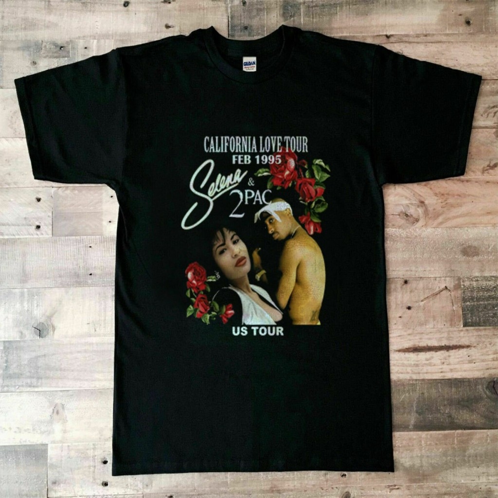 Best Popular Shirt Selena 2PAC California Tour 1995 Gildan Size S to 2XL Unisex Best Tshirt