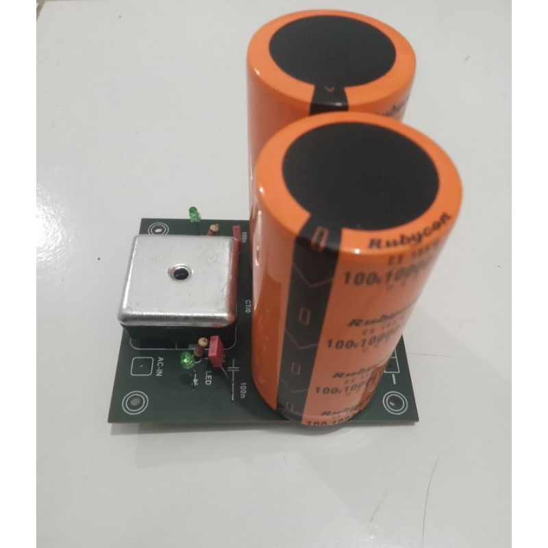 Kit Psu power Supply 2 Elko 10000uf 100v Rubycon     Berkualitas