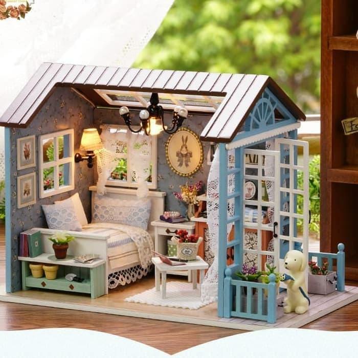 Miniatur rumah boneke / diorama / puzzle