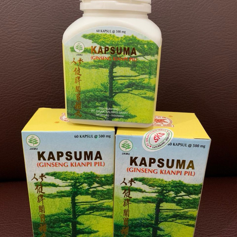 ( Jamu Kianpi Ori ) Kapsuma Herbal Penggemuk Badan
