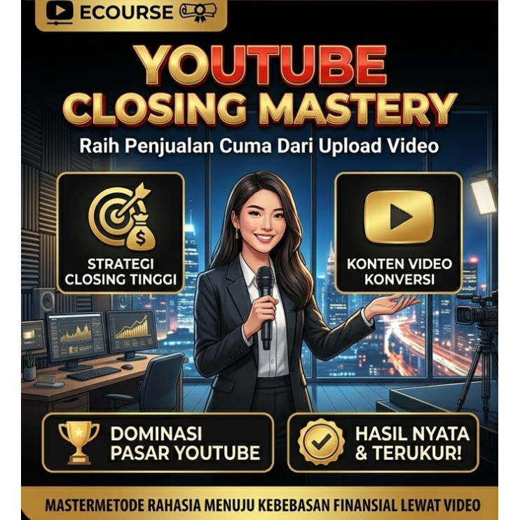 Youtube Closing Mastery - Raih Penjualan Cuma Dari Upload Video -