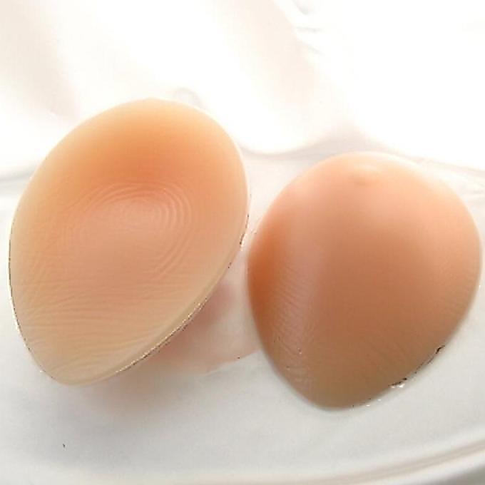QUANXI 1 Buah Silikon Bra Mastektomi Insert Pad Penyumpal Breast Cancer Payudara Palsu Payudara Pals
