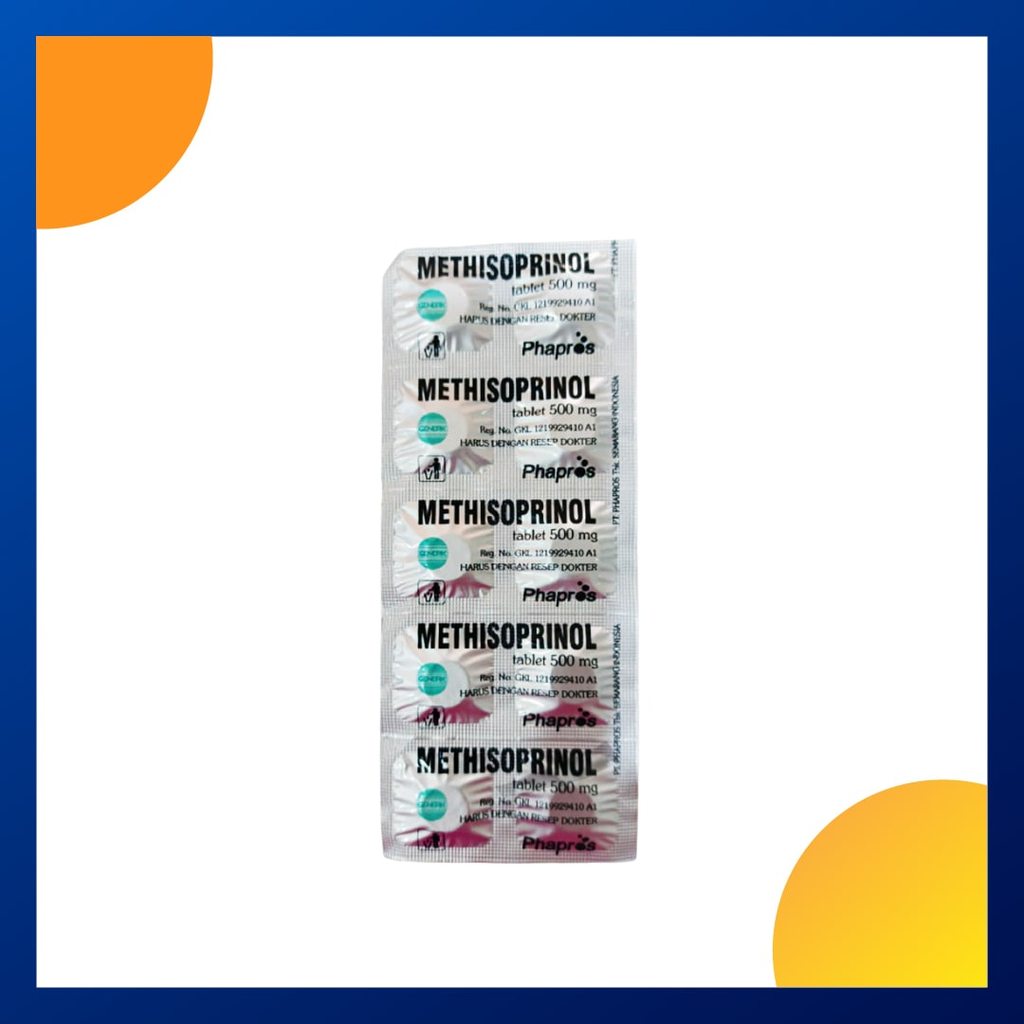 METHISOPRINOL GENERIK PHAPROS 500 MG 1 STRIP @ 10 TABLET
