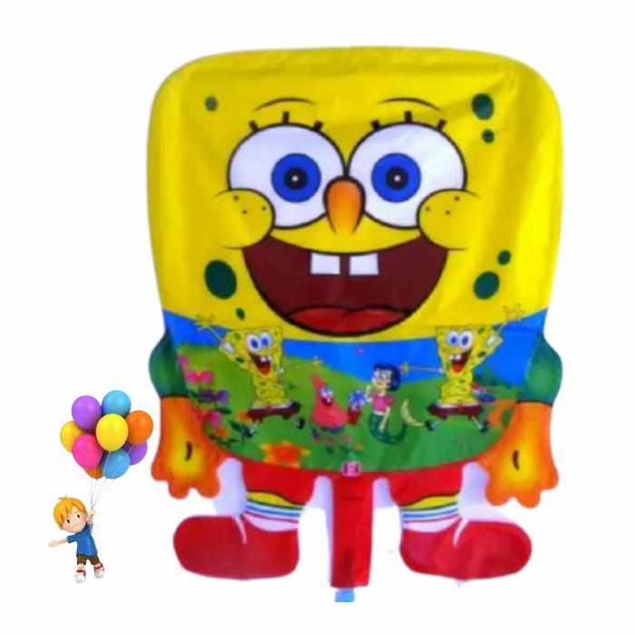 1pack SPONGEBOB (BALON GAS/FOIL/TERBANG/KARAKTER )