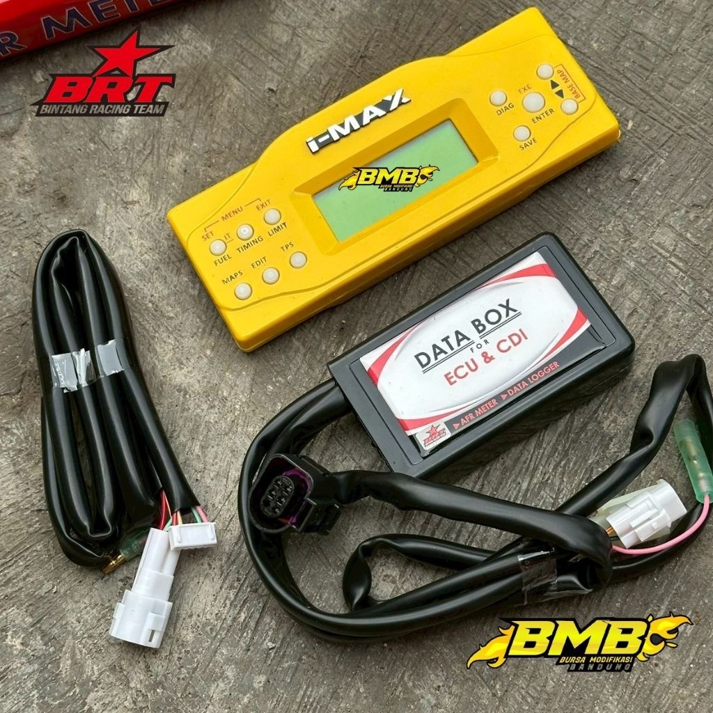 BRT Data Box AFR Meter ECU CDI Juken IMAX Injeksi Karburator Wideband Sensor O2