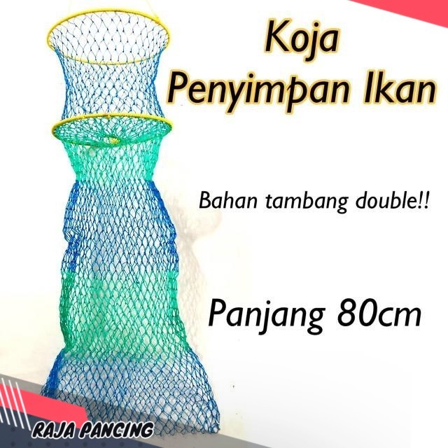 KOJA RAJUT DOUBLE TALI - KOJA  TEMPAT IKAN  80CM 100CM