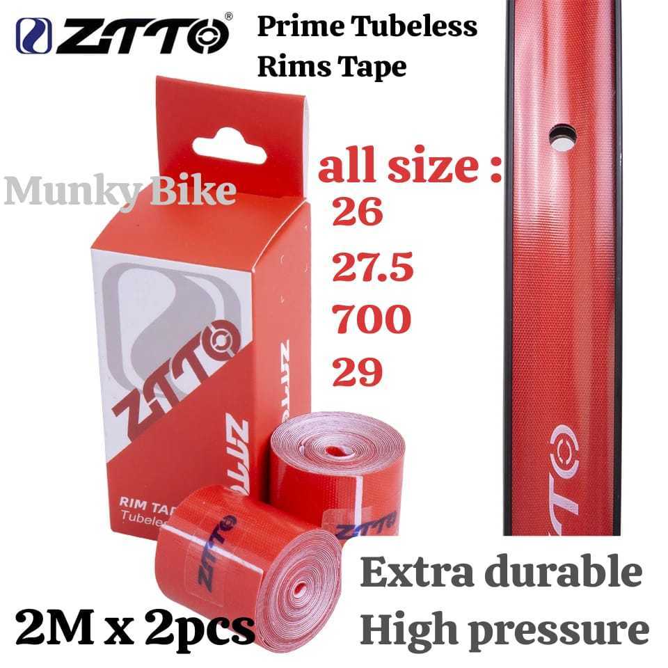 ZTTO Prime Rims Tape Tubeless Roda Sepeda MTB Road Bike Rim Tape Strips 700 29 27.5 700C