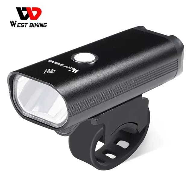 Foto West Biking Lampu Depan Head Lamp Sepeda LED USB Rechargeable Cas Charge