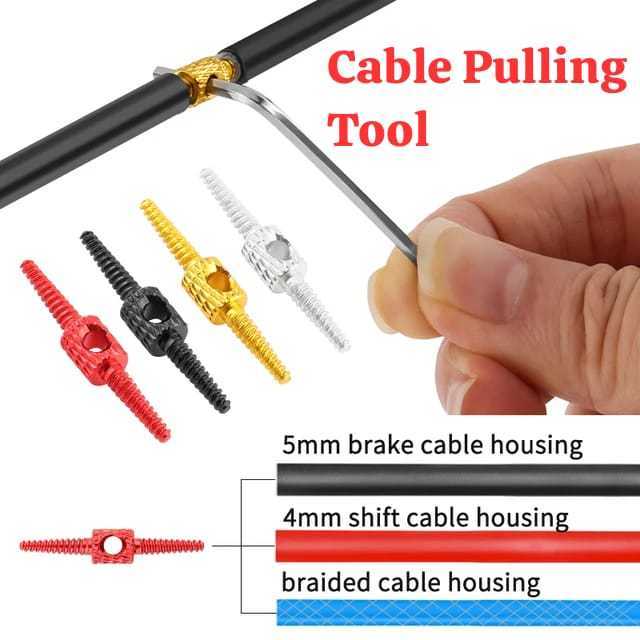 Foto Tool Alat Tarik Kabel Pasang Kabel Dalam Sepeda Inner Internal Connector Cable Routing Pulling Tool Not Magnet