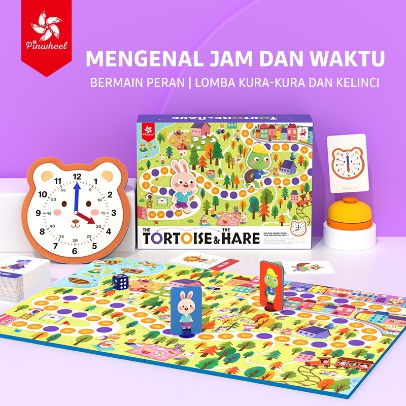 Tortoise & Hare Game, Mainan Edukatif Keluarga Anak 3+