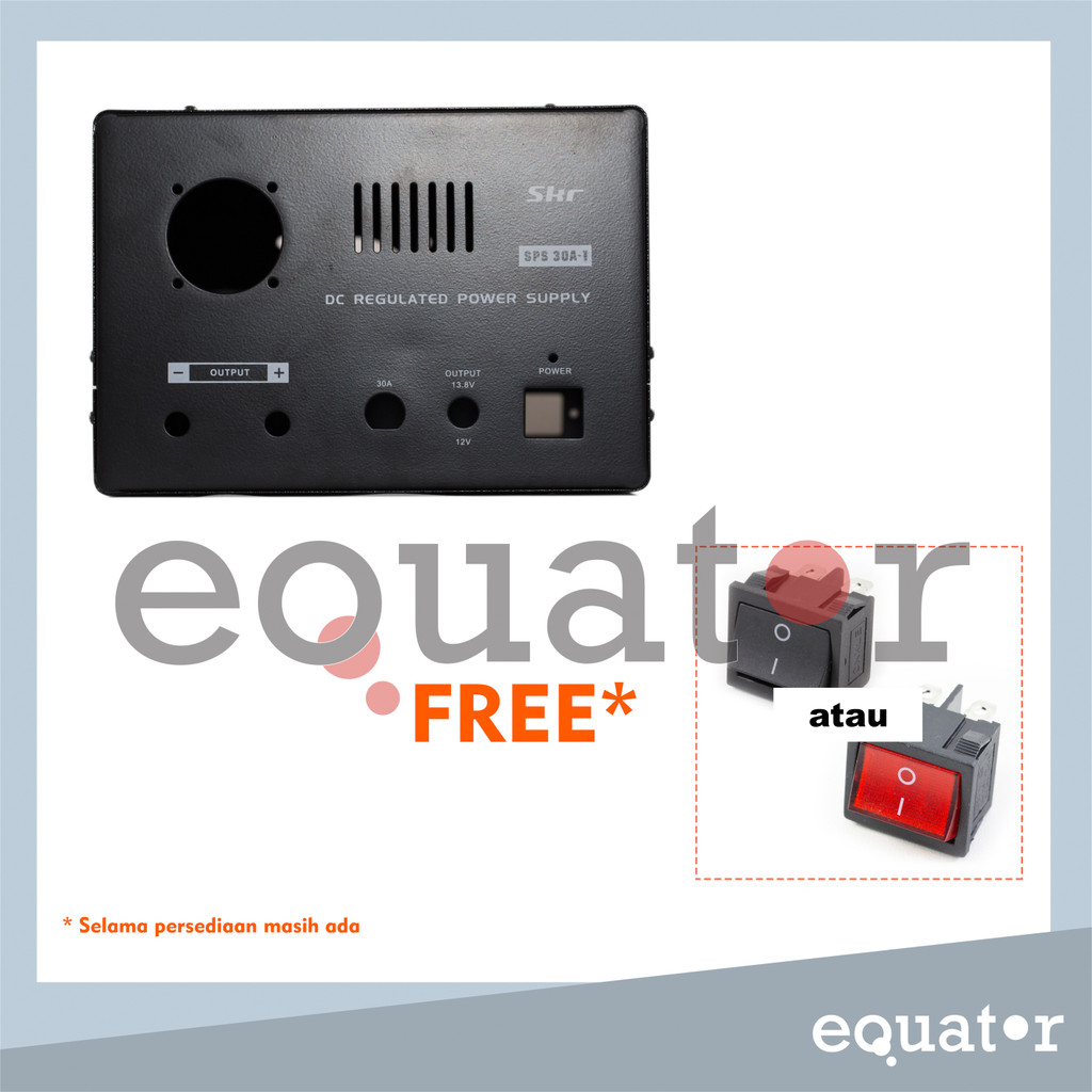 Box / Casing Adaptor / Power Suppy 30 A [plat tebal] Type SPS 30A SKR