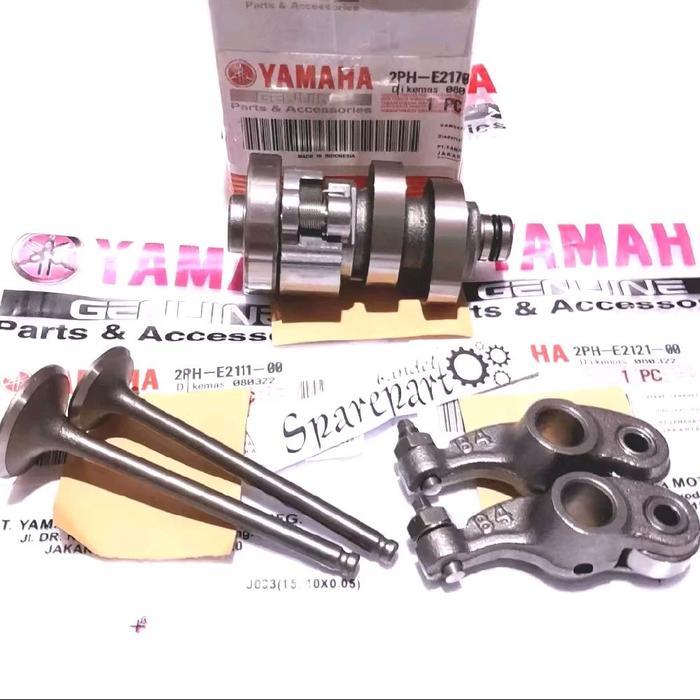 Paket noken as mio m3 pelatuk klep set m3 mio z soul gt 125 kualitas ori 2PH