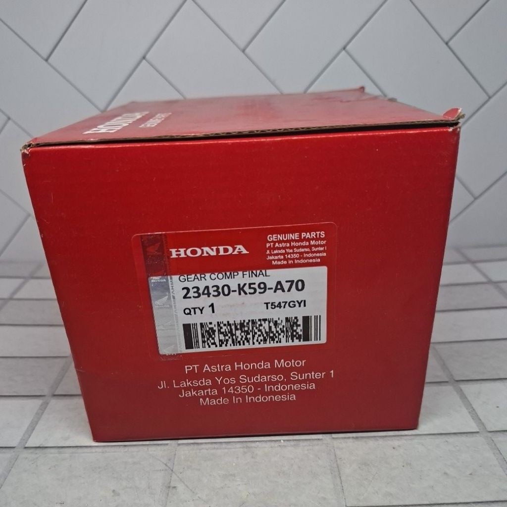 Gigi Rasio Set Assy Vario 150 K59 Gigi Rasio Set Vario 150 K59 GRS HONDA VARIO 150