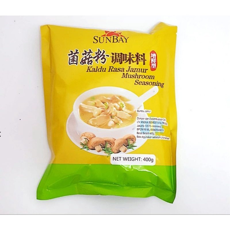 kaldu jamur sunbay 400 gr mushroom/mushroom sunbay