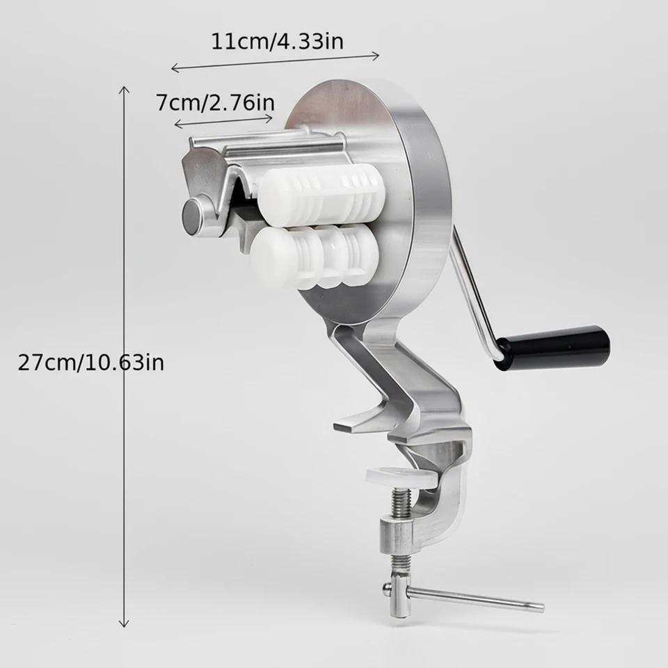 Manual Homemade Pasta Maker Hand Crank Gnocchi Maker for Authentic Italian Pasta
