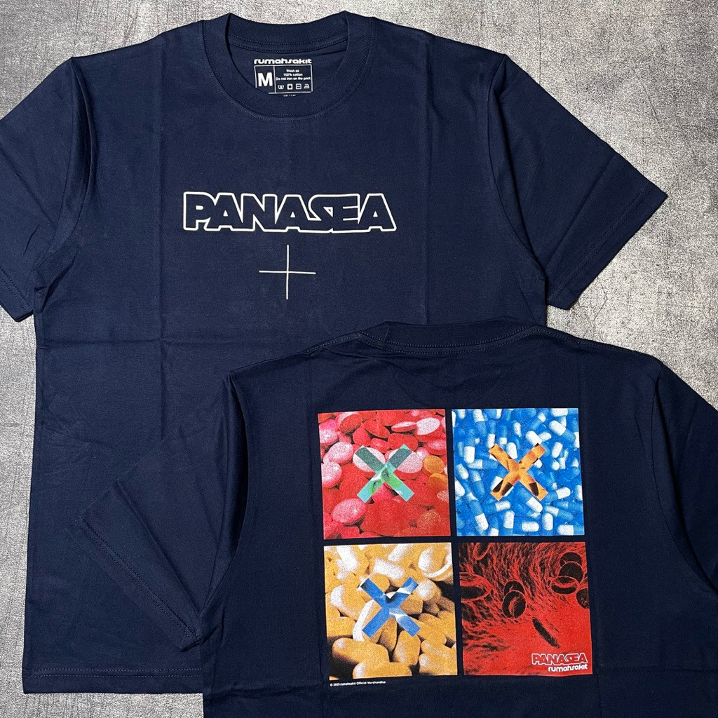 Tshirt RUMAH SAKIT - PANASEA NAVY Official Merchandise
