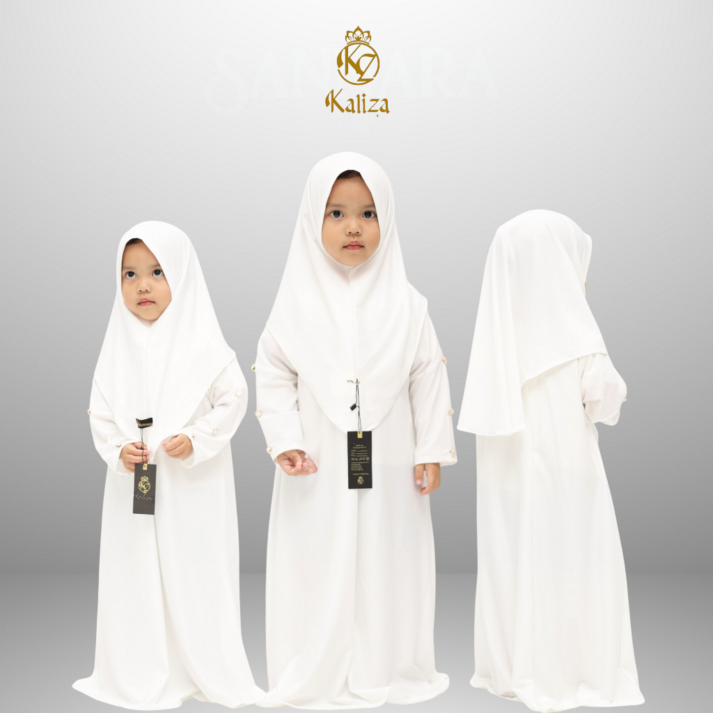Kaliza Gamis abaya set anak Perempuan almahira jersey zoya