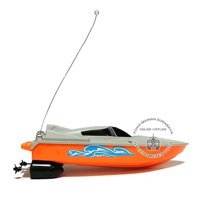 RC Kapal Speed Boat Pesiar | Mainan Edukasi Anak Kapal Remote Control - Abu-abu