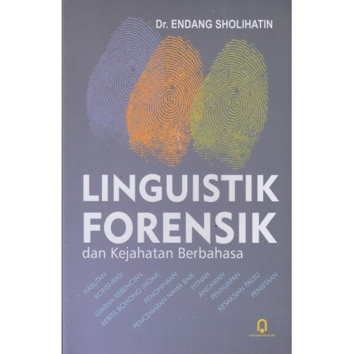 Buku Linguistik Forensik dan Kejahatan Berbahasa