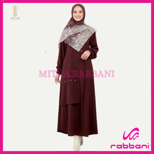 RABBANI ORI - Gamis Lengan Panjang Dresslim Alfina Mitra Rabbani