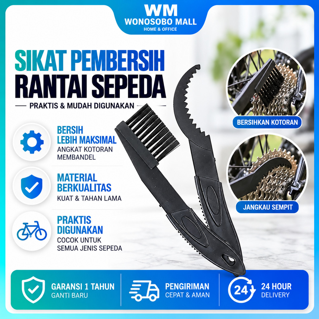 WM Sikat Pembersih Rantai Sepeda Chain Cleaning Brush